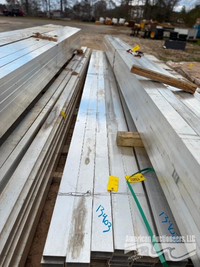 (35) ALUMINUM TUBING 2'X4'X20'
