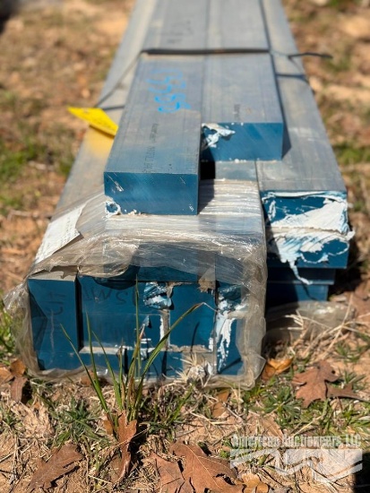 (15) ALUMINUM SOLID 2'X4'X12'