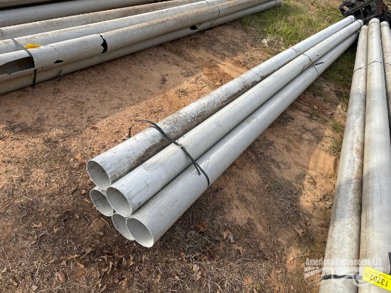 (5) 6" PVC PIPE, 20' LONG