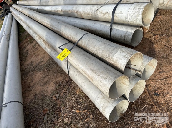 (5) 6" PVC PIPE, 20' LONG