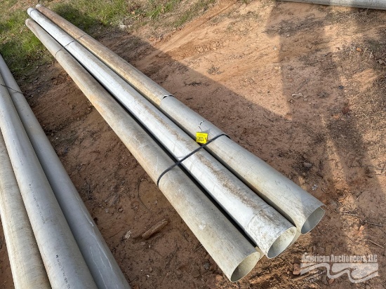 (5) 6" PVC PIPE, 20' LONG