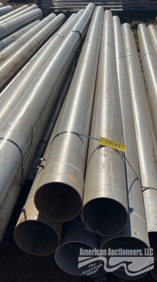 5) 6"x20' PVC PIPE