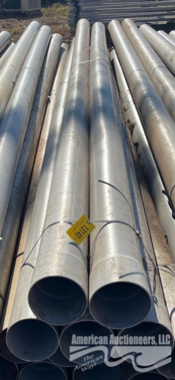 (5) 6"x20' PVC PIPE
