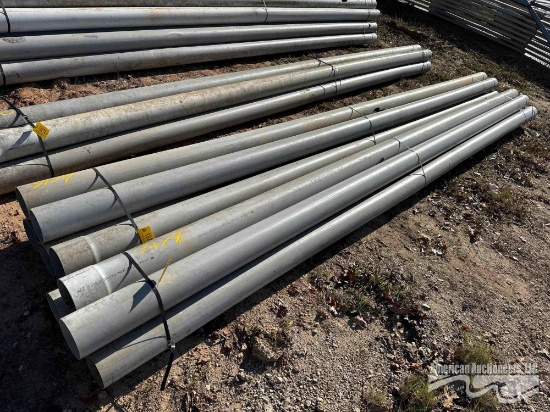 (5) 6" PVC PIPE, 20' LONG