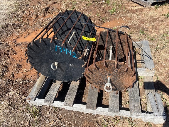SET OF (2) MAN HOLE GAUGES