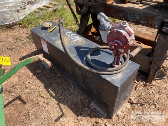 50 GALLON FUEL TANK WITH HAND PUMP