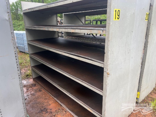 8' METAL SHELVING