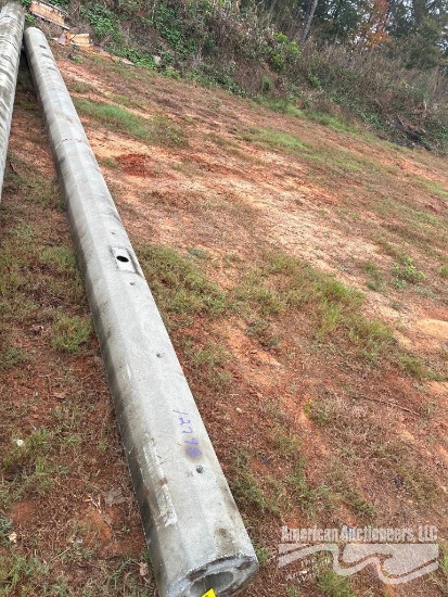 CONCRETE UTILITY POLE APPROX. 40'