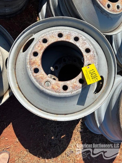 SET OF (4) SEMI WHEELS 22.5