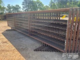 EIGHT BAR HEAVY DUTY STEEL CORRAL PANEL