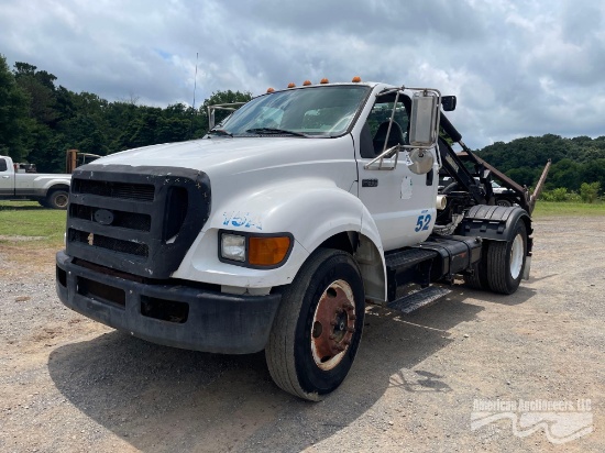 2005 Ford F-650 S/A Dumpster Truck, VIN # 3FRWF65E35V181676