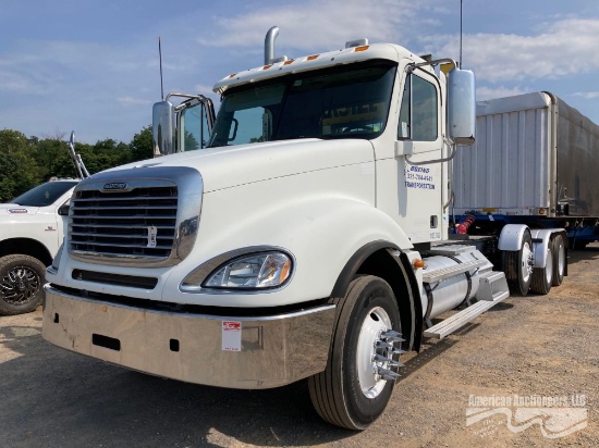 2008 Freightliner Tri Axle Heavy Haul Columbia 120 Truck, VIN # 1FUNA6AVX8DAA7274