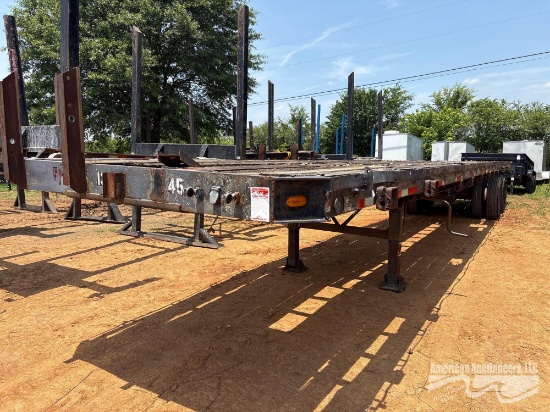 1984 NABORS T/A 45' FLAT DECK TRAILER