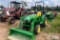 JOHN DEERE 3038E 4X4 FARM TRACTOR .