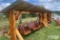 CEDAR SWING W/3 SWINGING CHAIRS W/COVER