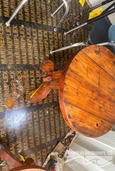 WOOD END TABLE