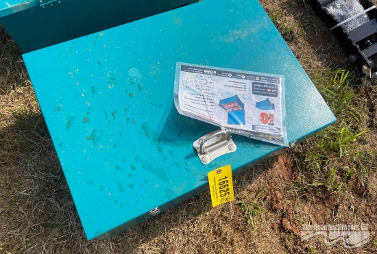 RATCHET TIE DOWN AND FLAT PACK TOOL BOX