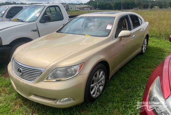 2007 Lexus LS 460 Passenger Car, VIN # JTHBL46F575010540, *INOPERABLE, FLOOD DAMAGE