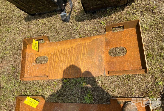 QUICK ATTACH SKID STEER WELDABLE PLATE