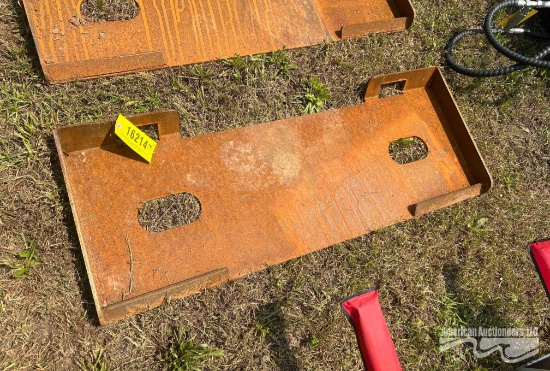 QUICK ATTACH SKID STEER WELDABLE PLATE
