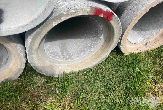 18" X 8' CONCRETE TILE/PIPE