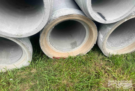 18" X 8' CONCRETE TILE/PIPE