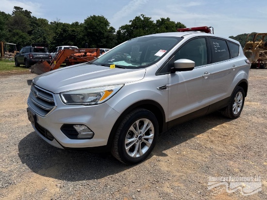 2017 Ford Escape Multipurpose Vehicle (MPV), VIN # 1FMCU9G95HUA69616