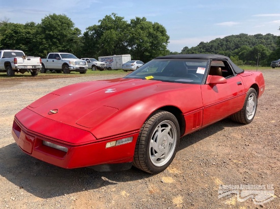 1989 Chevrolet Corvette Passenger Car, VIN # 1G1YY318XK5111655