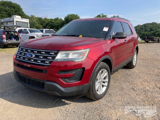 2016 Ford Explorer Multipurpose Vehicle (MPV), VIN # 1FM5K7BH9GGB69331