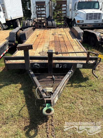 18' DUAL AXLE TRAILER W/RAMPS