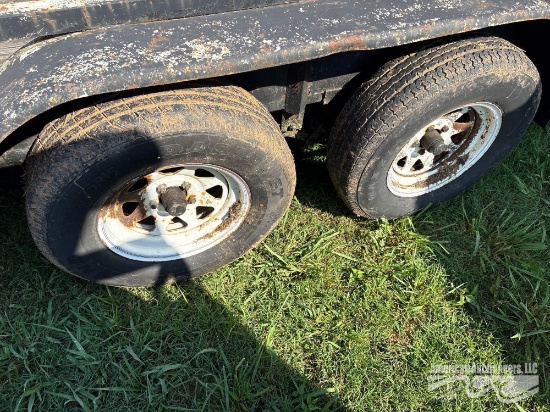 16' DUAL AXLE 80" TRAILER