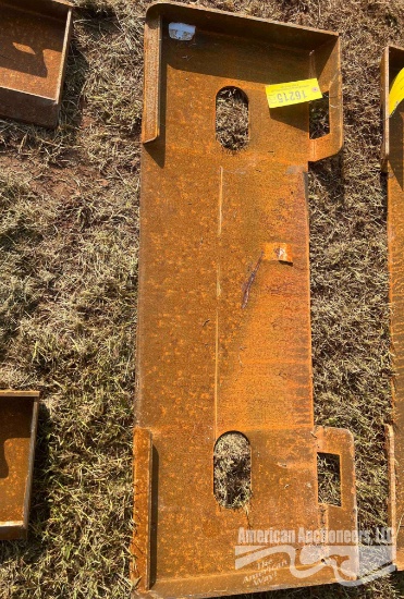 QUICK ATTACH SKID STEER WELDABLE PLATE