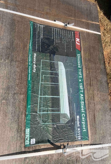 11FTX19FT STEEL CARPORT