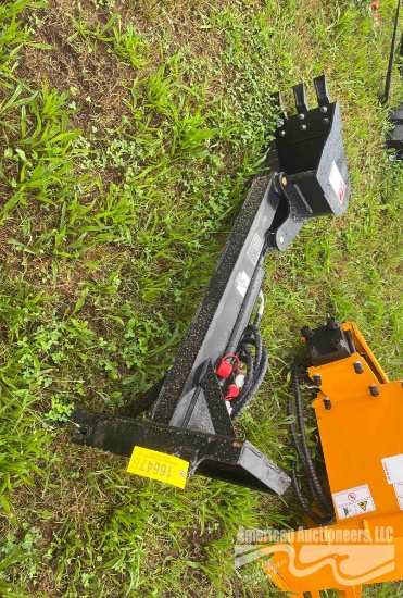 12" BACKHOE ATTACH FOR MINI SKID STEER