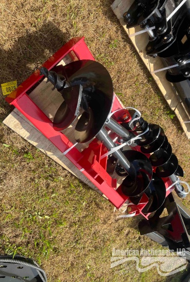 QUICK ATTACH HYD AUGER W/16", 12", 8" BITS