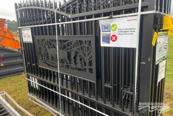 7FTX20FT METAL FARM GATE