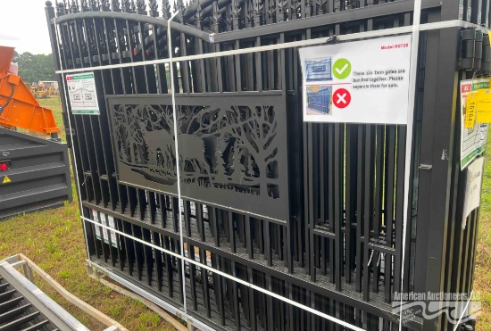 7FTX20FT METAL FARM GATE