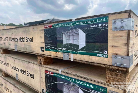 20FTX12FT LIVESTOCK METAL SHED