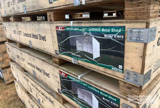 20FTX12FT LIVESTOCK METAL SHED