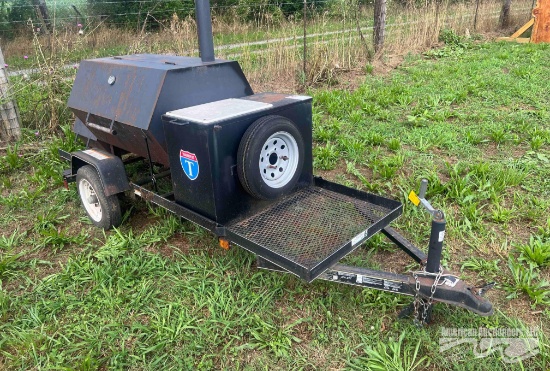 WOOD BURNING SMOKER ON TRAILER *BOSO*