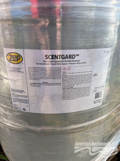 (4) 50 GAL DRUMS SCENT GUARD FOR PORTA TOILET