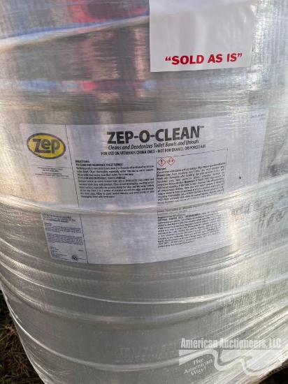 (4) 50 GAL DRUMS ZEP O CLEANER FOR BATHROOM