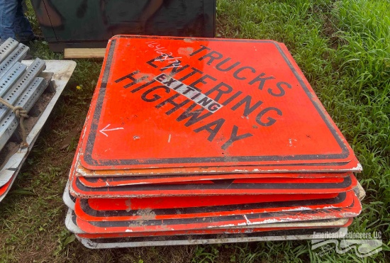 TWO STACKS ROAD SIGNS
