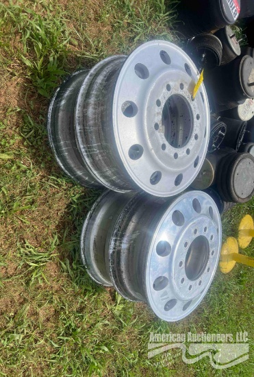 (4) ALUM TRUCK WHEEL 24/5
