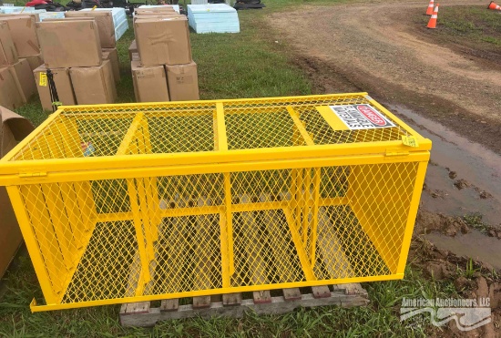 DURHAM STEEL/IRON CYLINDER STORAGE CABINET