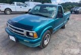 1996 Chevrolet S10 Pickup Truck, VIN # 1GCCS14X6T8142945, *INOPERABLE *FLOOD DAMAGE