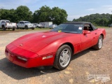 1989 Chevrolet Corvette Passenger Car, VIN # 1G1YY318XK5111655