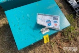 RATCHET TIE DOWN AND FLAT PACK TOOL BOX