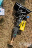 GIYI MINI SKID STEER PILE HAMMER