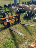 42 land honor skid steer pallet forks